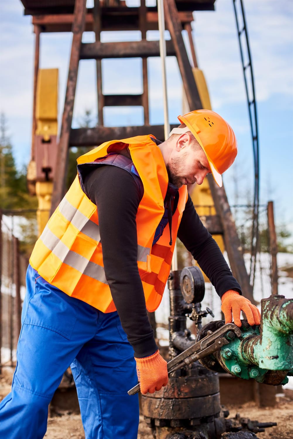 oil plant worker